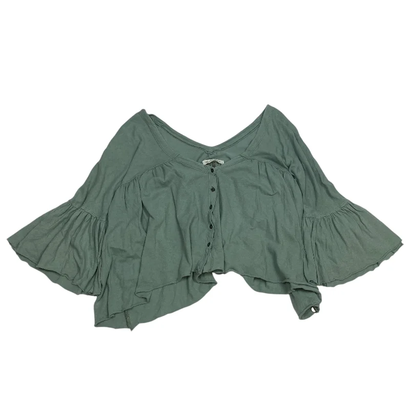 Top Short Sleeve By We The Free In Green, Size: Xs