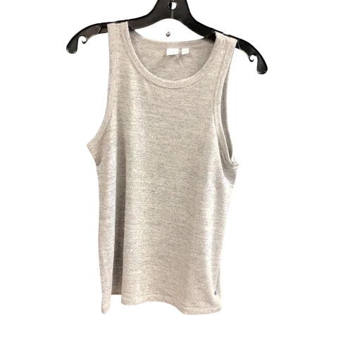 Top Sleeveless Basic By Gap In Grey, Size: S