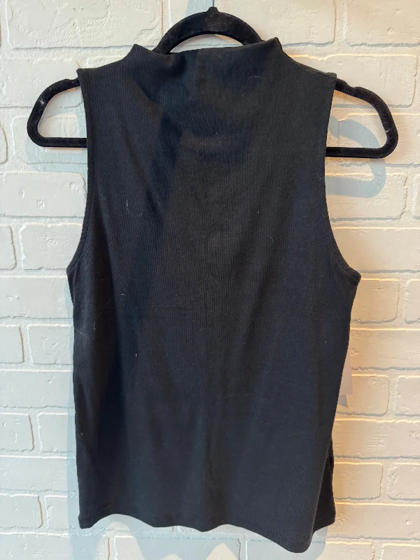 Top Sleeveless By A New Day In Black, Size: L