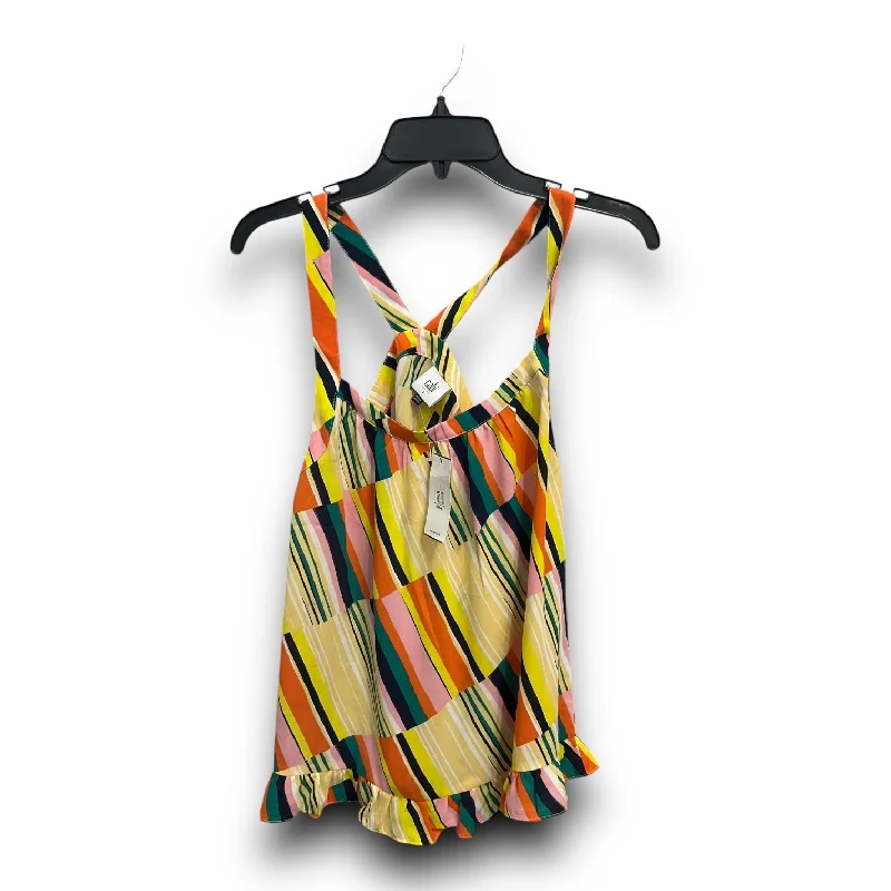 Top Sleeveless By Cabi In Multi-colored, Size: S