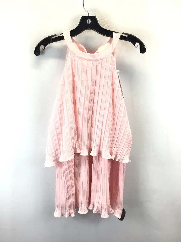 Top Sleeveless By Clothes Mentor In Pink, Size: Xl