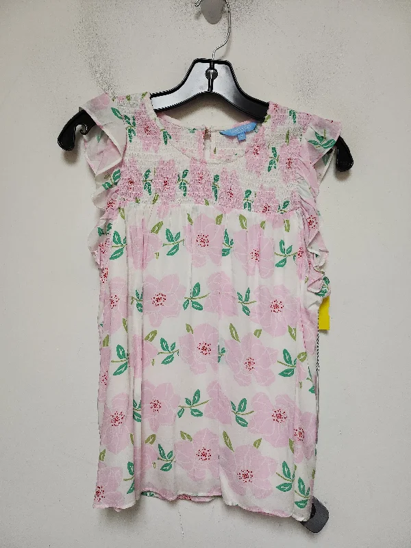 Top Sleeveless By Draper James In Floral Print, Size: S