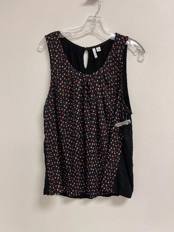 Top Sleeveless By Elle In Polkadot Pattern, Size: Xl