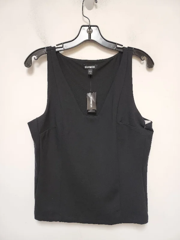 Top Sleeveless By Express In Black, Size: M