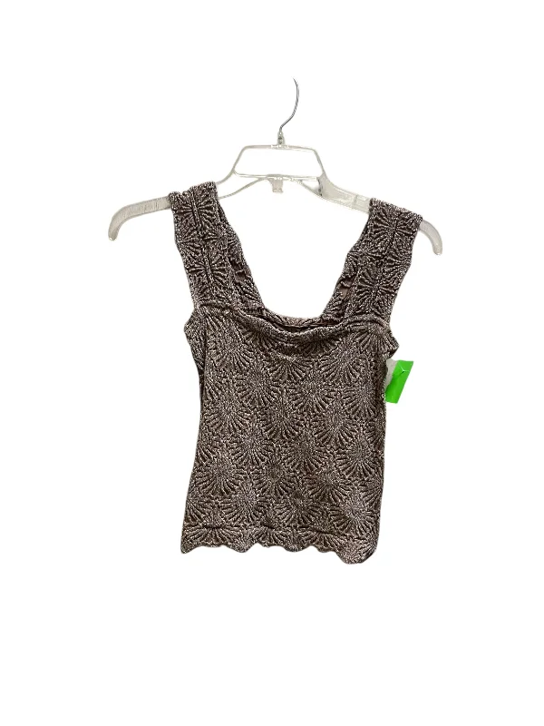 Top Sleeveless By Free People In Brown, Size: Xs