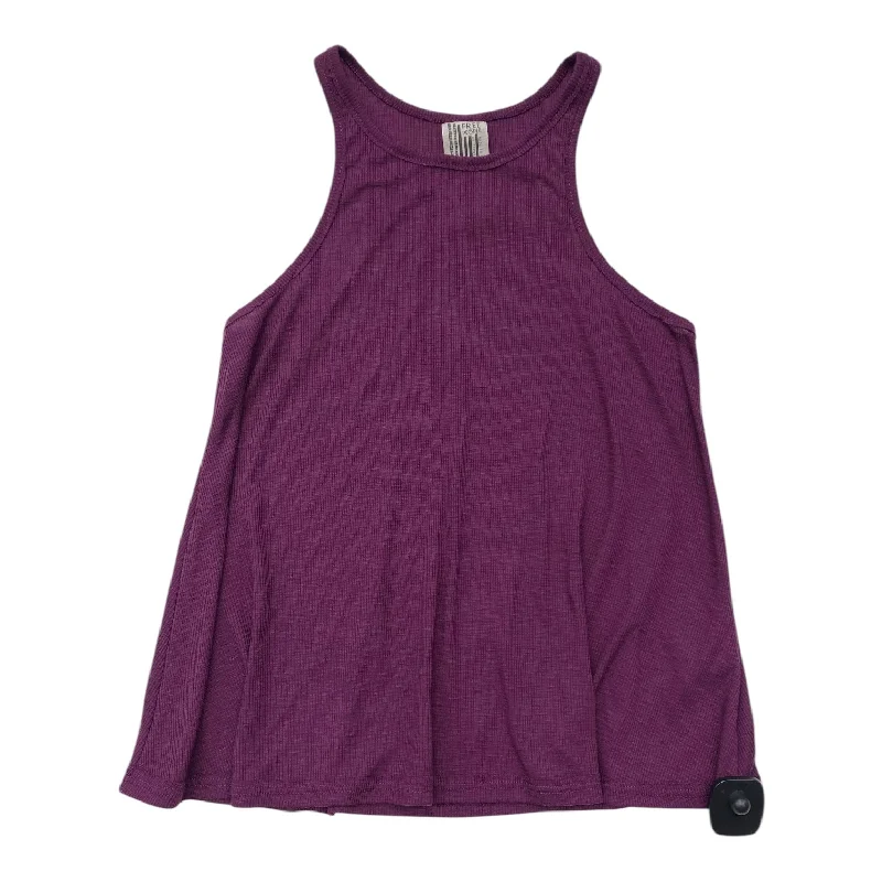 Top Sleeveless By Free People In Purple, Size: S