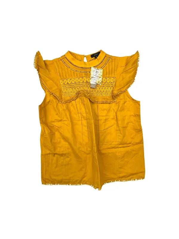 Top Sleeveless By J. Crew In Yellow, Size: S