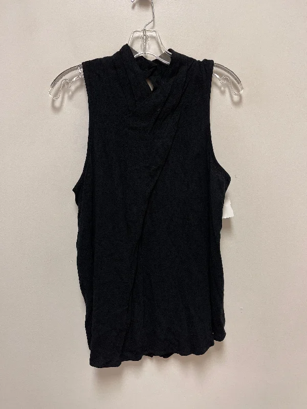 Top Sleeveless By Maeve In Black, Size: S