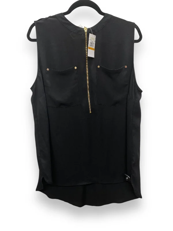 Top Sleeveless By Michael By Michael Kors In Black, Size: 3x