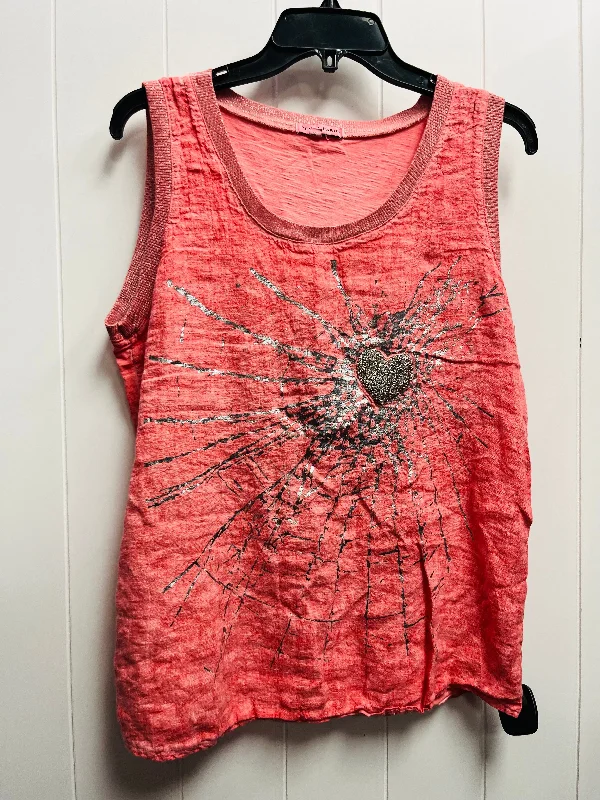 Top Sleeveless By tempo paris In Red, Size: Xl