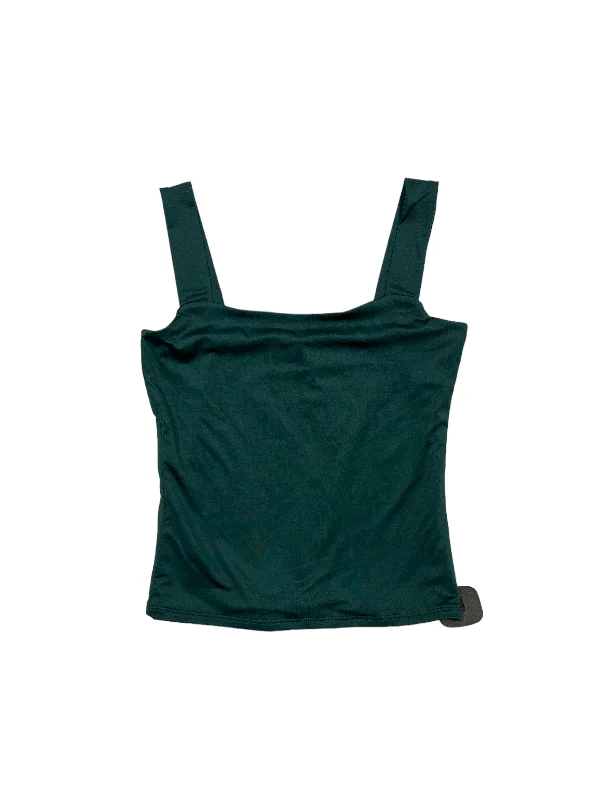 Top Sleeveless By Workshop In Green, Size: M