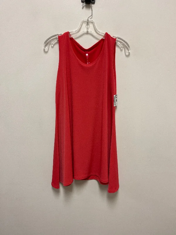 Tunic Sleeveless By Clothes Mentor In Coral, Size: S