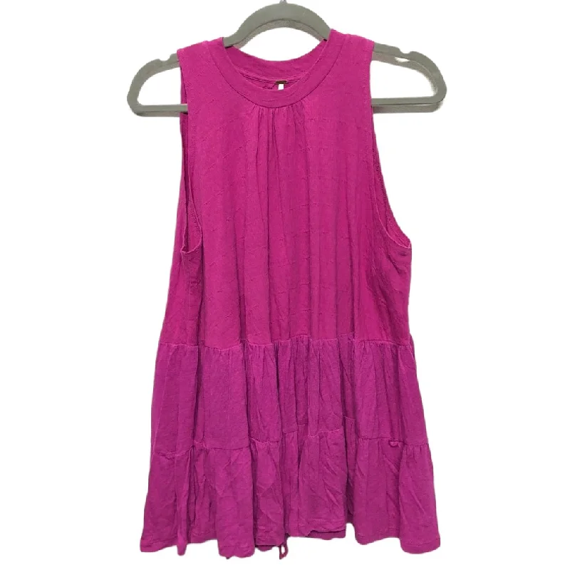 Tunic Sleeveless By Free People In Purple, Size: Xs