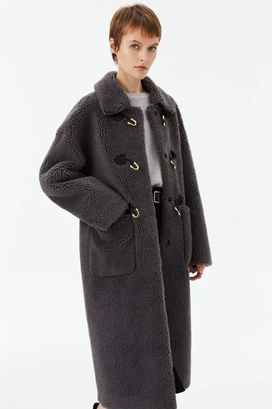 All-wool British Style Soft and Plush Overcoat