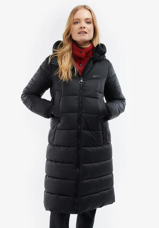 Barbour Womens Buckton Quilted Coat, Black